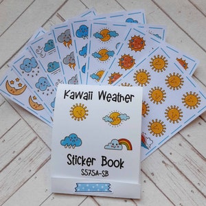 Tempo Kawaii - Sticker Book - Adesivi per Planners, Diari, Agende, Hobonichi (S575SB)
