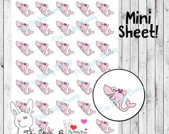 Miss Shark - Planner Stickers for Any Planning Style (S211MS)