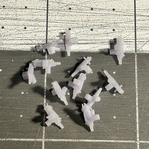 N Scale 1:160 Mk. 19 Grenade Launcher, set of 12, unpainted