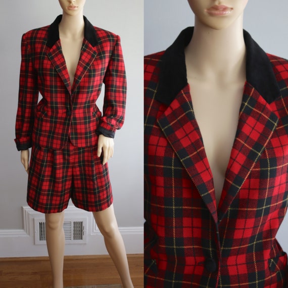 CLEARANCE - Fabulous 80s/90s Tartan/ Plaid/Check S