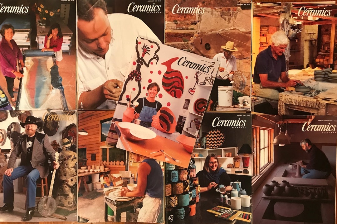Ceramics Monthly Magazines - 9 Issues From 1995 - Etsy