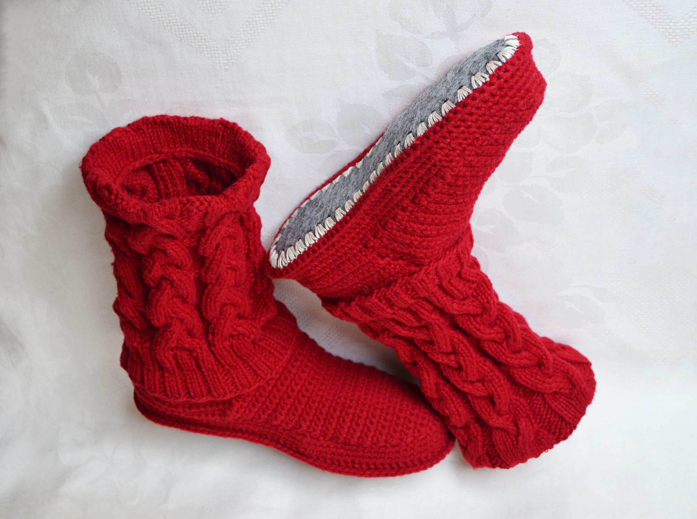 knitted boots womens