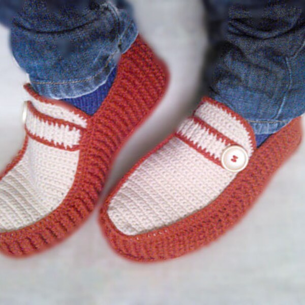 knitted moccasins