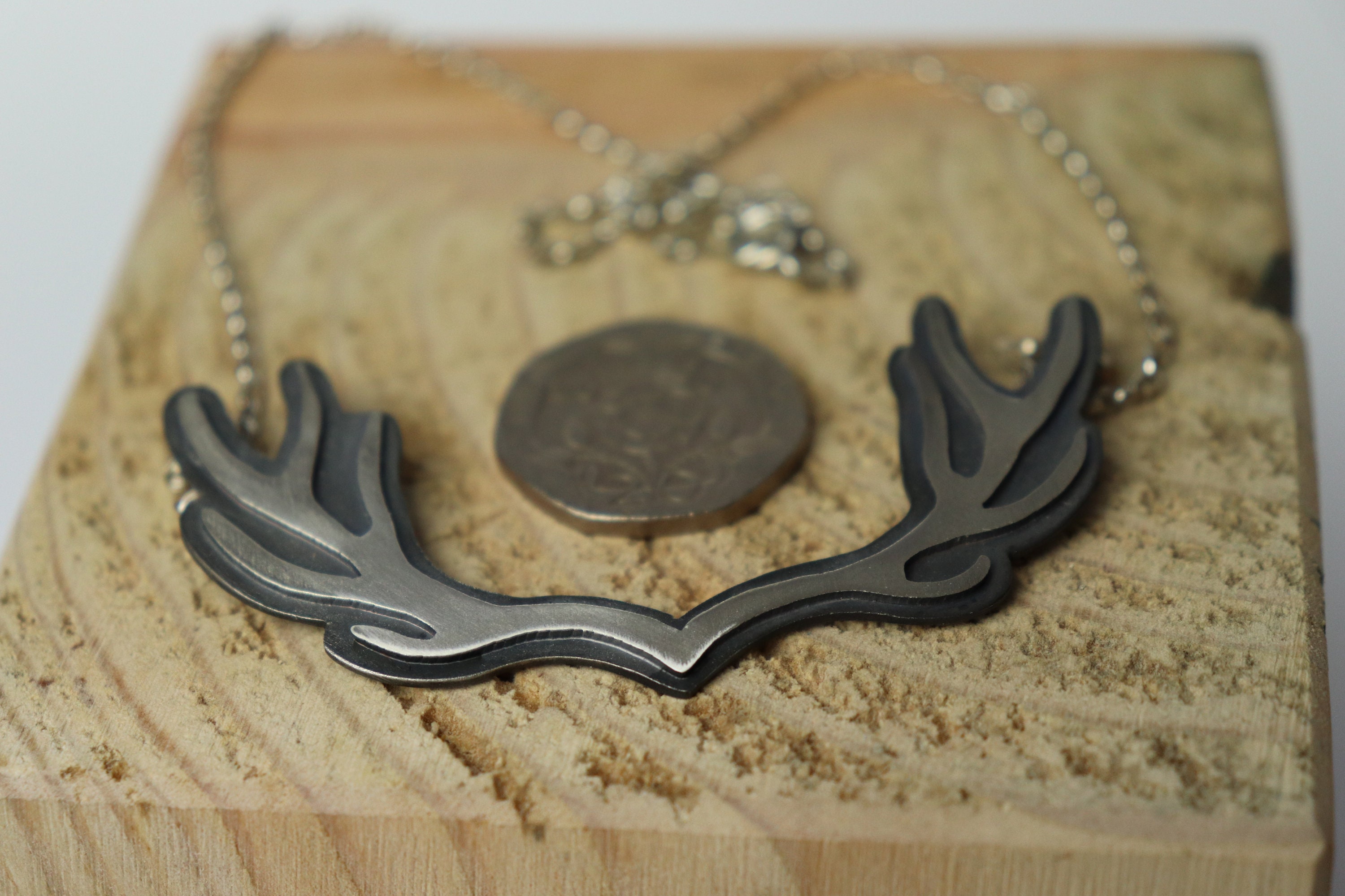 Sterling silver deer pendant, stag necklace, deer jewellery, animal jewellery, stag pendant, nature lover, antlers, antler necklace, animal Sterling silver deer pendant, stag necklace, deer jewellery, animal jewellery, stag pendant, nature lover, antlers, antler necklace, animal