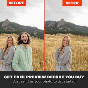 Remove person from photo, photo manipulation, photo retouch, photo editing service, photo edit service, colorize photo | FAST PROCESSING