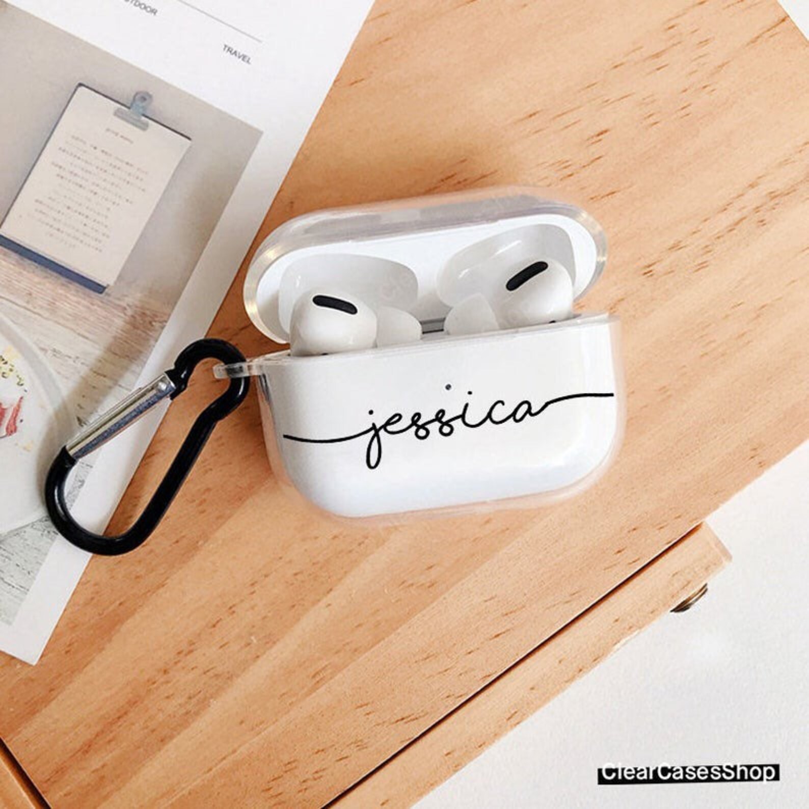 Personalised AirPod Pro Case Clear AirPod Pro case Custom Etsy