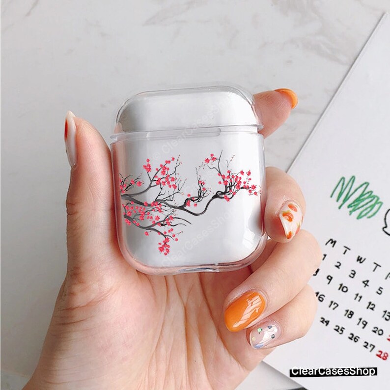 AirPod Case Cherry Tree Blossom AirPod Case Clear AirPod Etsy