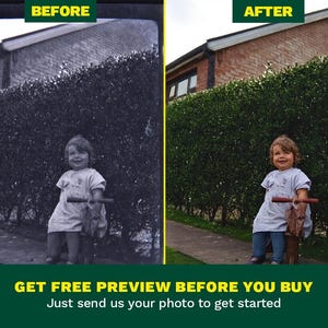 Old Photo Restoration Service, Advanced Photo Repair, Enhancement & Colorization, Restore Old Photos, Improve Photo Quality, Fix Damage