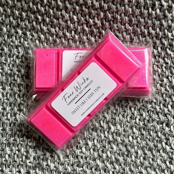Sweet Like Candy Type  | Snap Bar Wax Melt | Strong Scented | Soy Wax | Long Lasting | Gift Ideas | Made in Australia