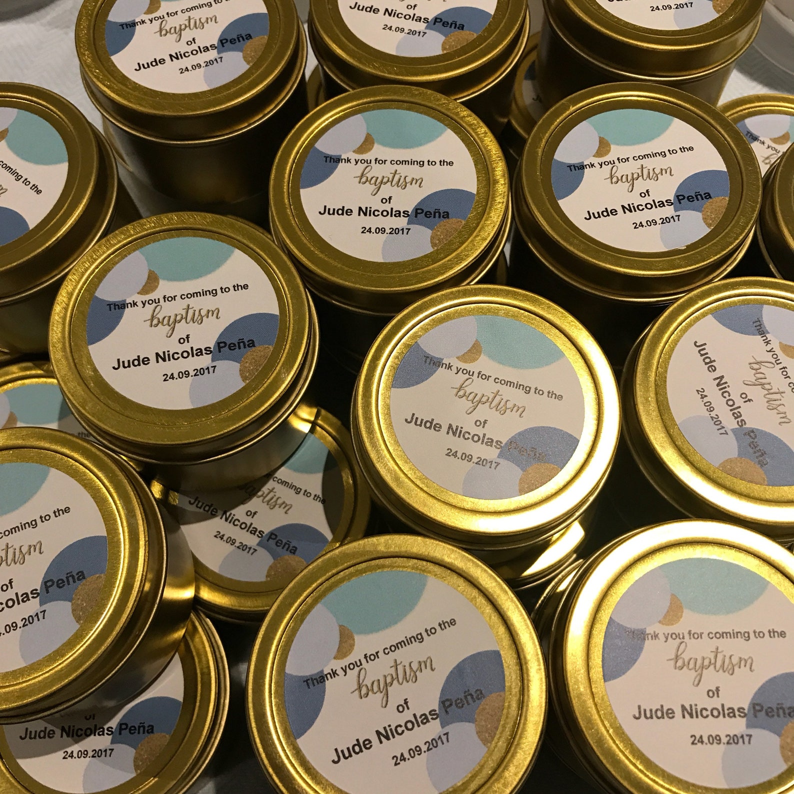 35x Baptism Favours Christening Favours Bonbonniere Soy Etsy Australia