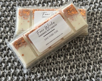 Love Story Type | Snap Bar Wax Melt | Strong Scented | Soy Wax | Hand Poured | Long Lasting | Gift Ideas | Made in Australia |