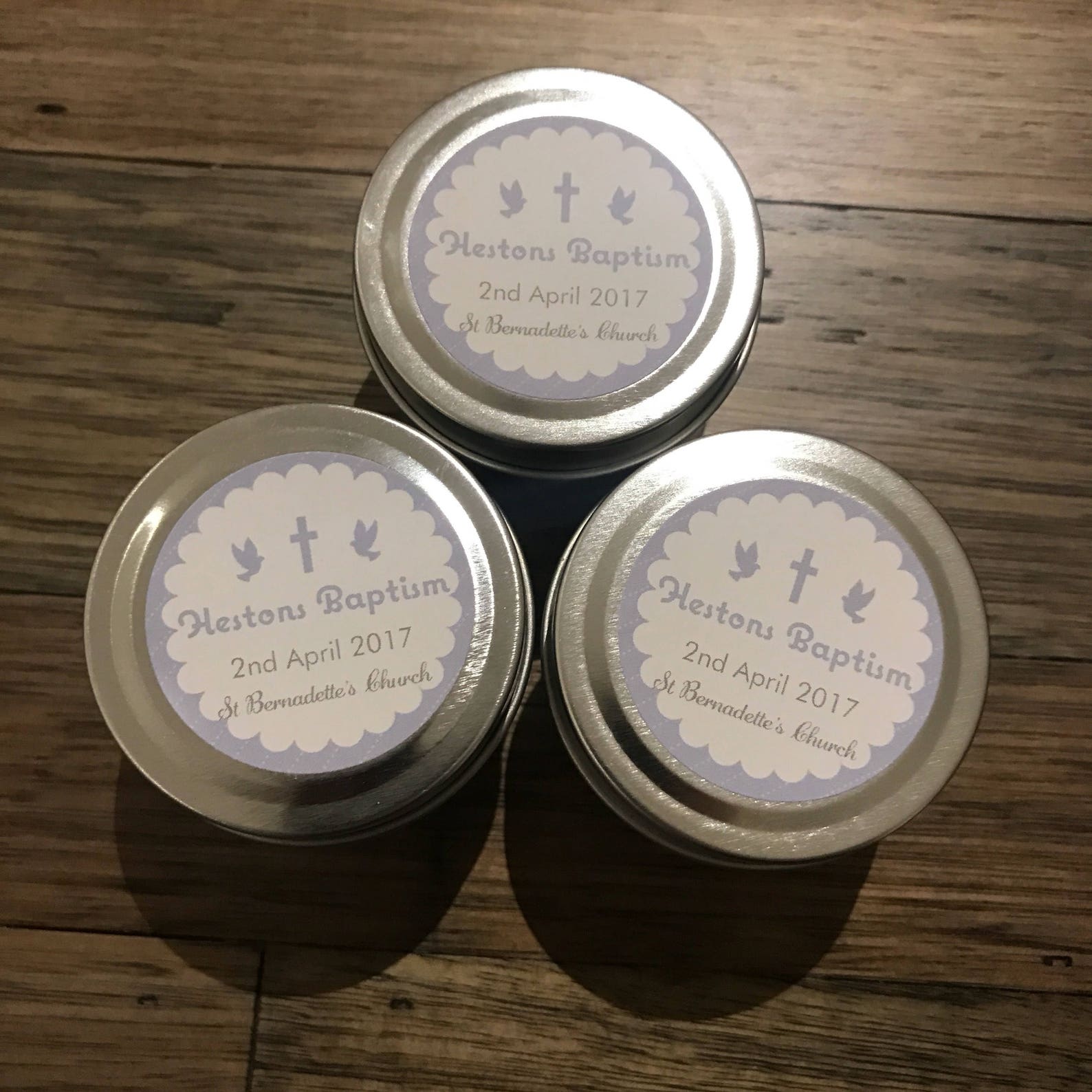 35x Baptism Favours Christening Favours Bonbonniere Soy Etsy Australia