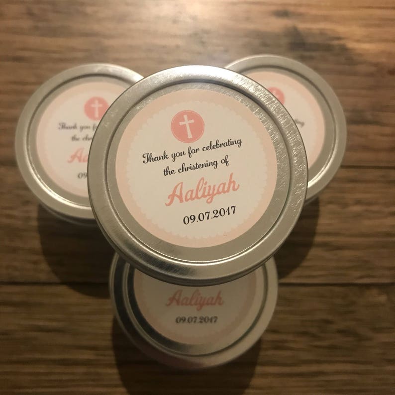 35x Baptism Favours Christening Favours Bonbonniere Soy Etsy