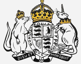 Overrun by Rats Linocut Print – Political Art, Limited Edition