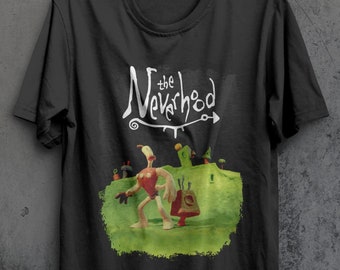 The Neverhood T-shirt Klaymen Classic Game Black Tee