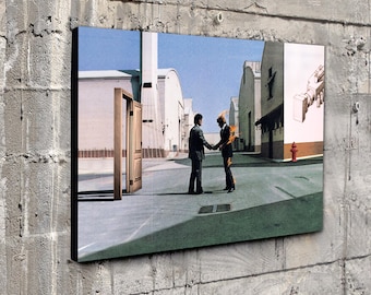 Pink Floyd Extended Album Cover Art "Wish You Were Here" Canvas