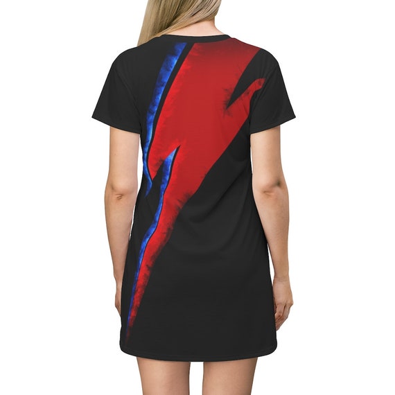 Ladies David Bowie Oversized Baggy T 