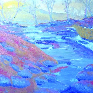 Original oil painting on canvassed wood Board 16&quot;x20&quot;