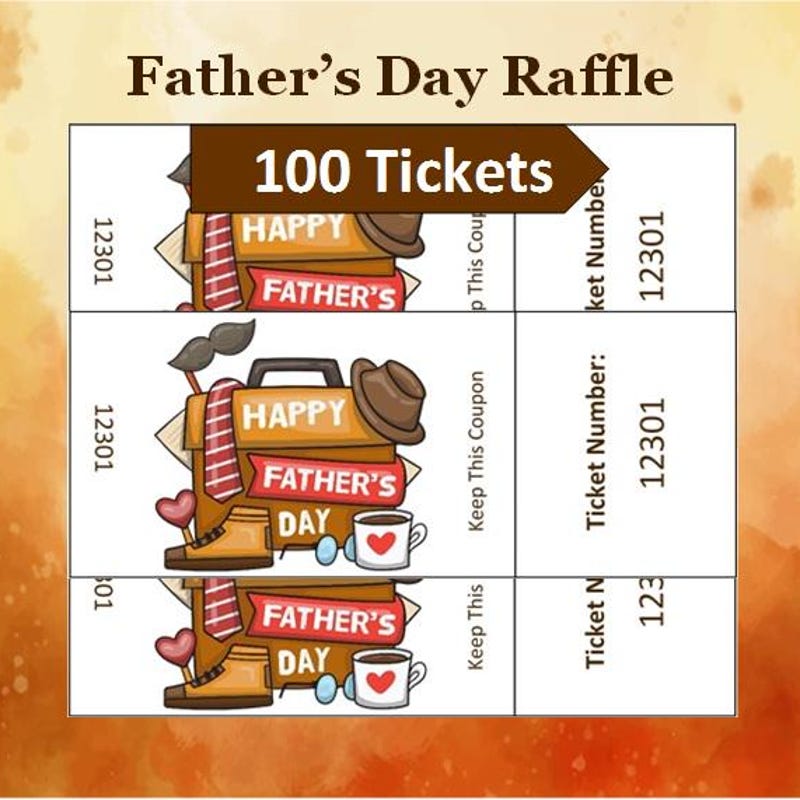 Fathers Day Raffle - Etsy