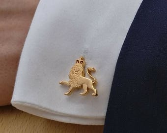 Ten Pence Lion - Cut Out Coin Cufflinks