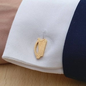 Irish Harp Cufflinks image 1