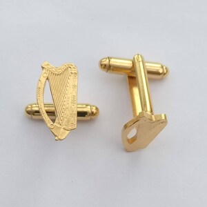 Irish Harp Cufflinks image 2