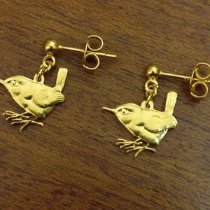 Wren Farthing - Gold Plated Cut Out Coin Earrings