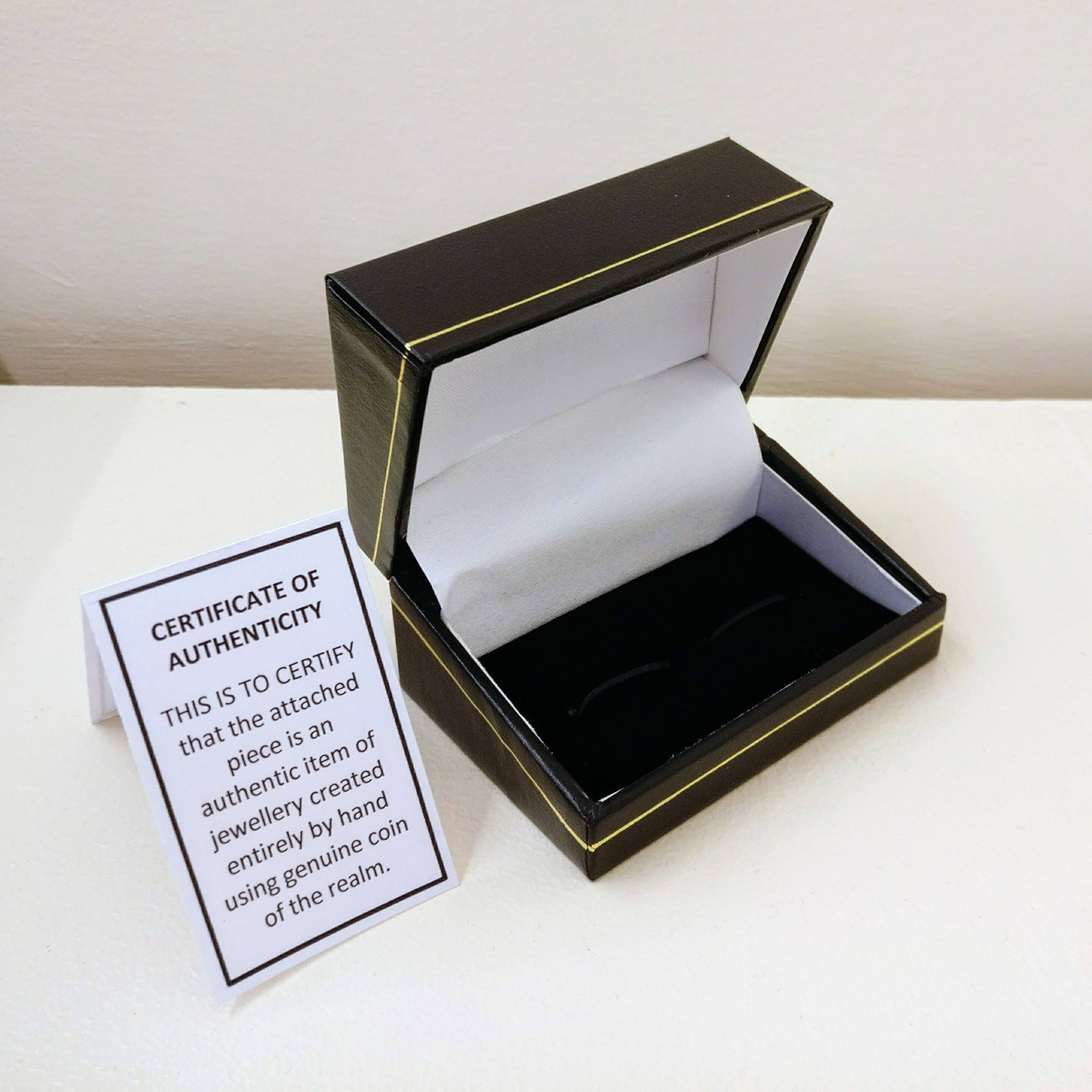 100％品質 One 1980 Penny Etsy - Cufflinks Coin Enamelled - アクセサリー