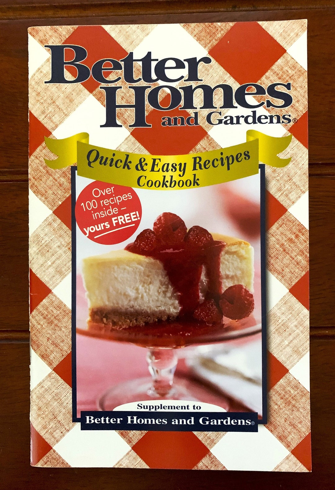 Better Homes and Gardens Quick & Easy Recipes Cookbook Supplement - 2004 - Etsy