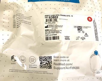ResMed AirFit N30i Standard Frame System 63802 Small - New Sealed - 2 Available