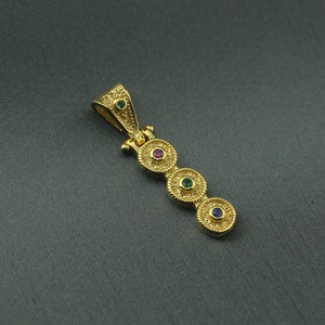 Byzantine silver pendant