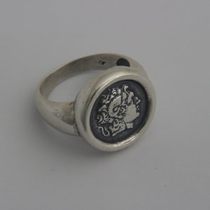 Great Alexander Silver Ring,King of Macedonia,Alexander the great