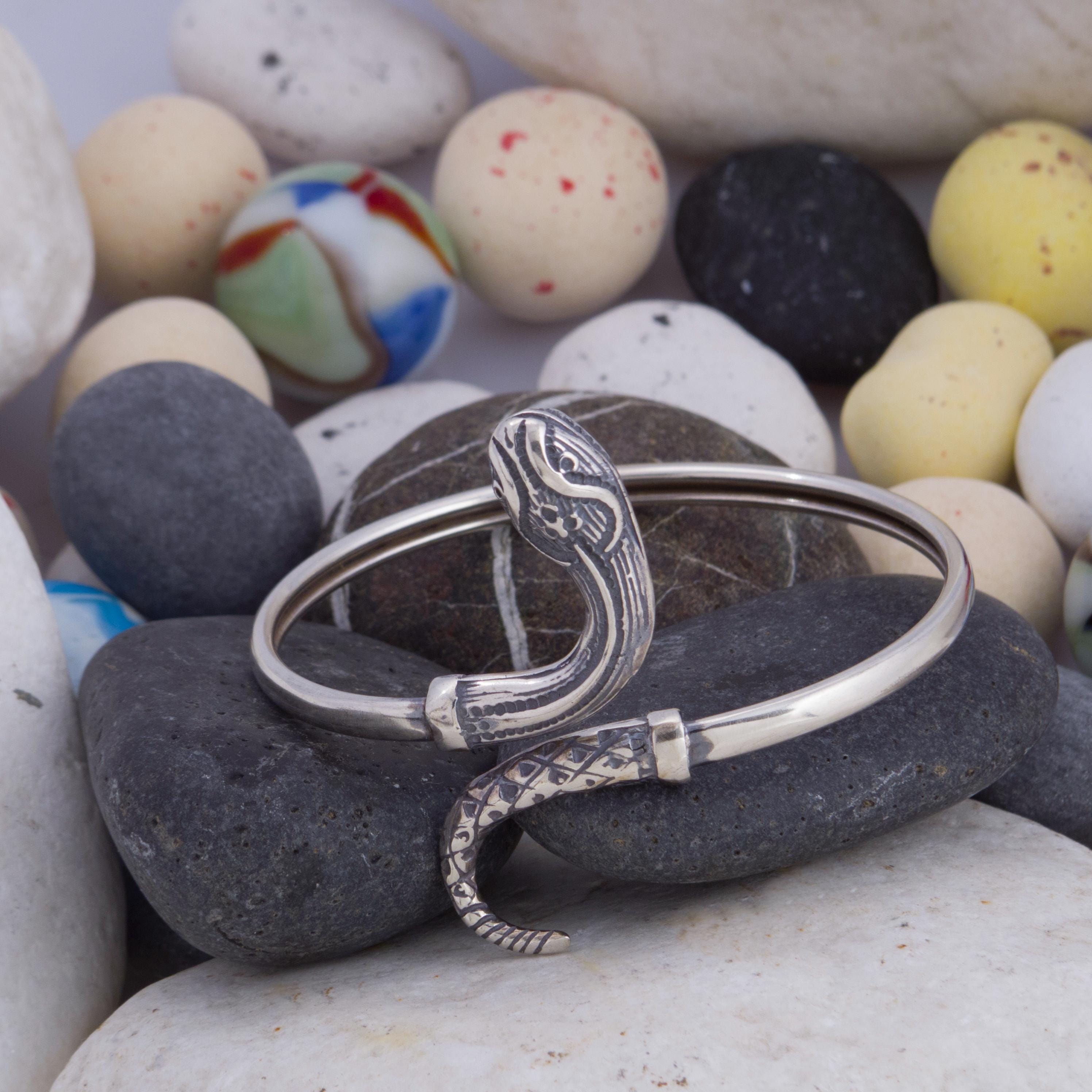 Silver Snake Bracelet, Snake Bracelet, Goddess Athina,snake Bangle