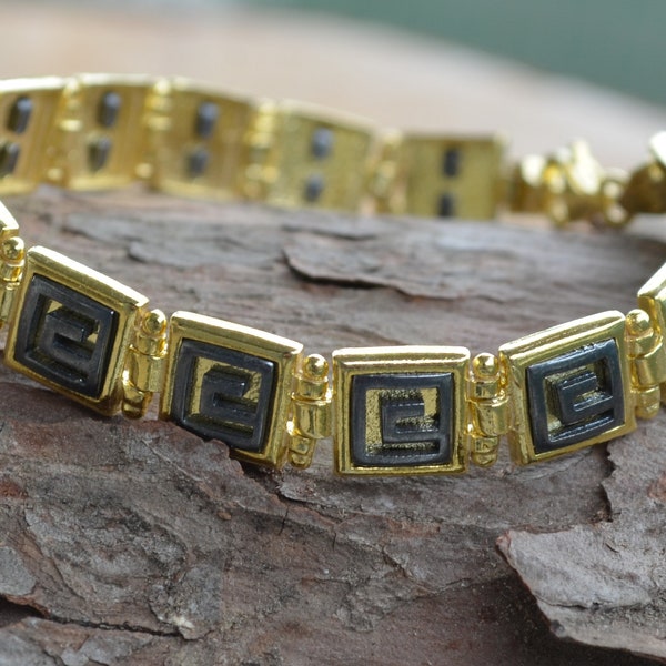Silver Meander Bracelet, Gold plated Bracelet,Maiandros Bracelet,greek jewelry,ancient greece,jewellery Greece,