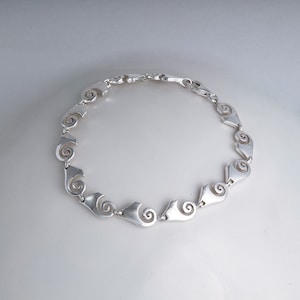 Spiral Silber Armband