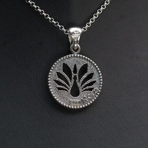 Goddess Hera silver pendant