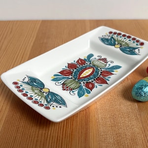 Petit bol rectangulaire Figgjo Flint Saga, fabriqué en Norvège, Figgio Flint