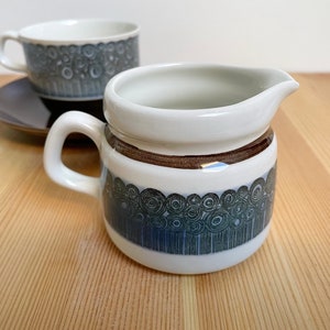 Rörstrand Amanda creamer / milk jug, designed by Christina Campbell, made in Sweden, Rorstrand Amanda