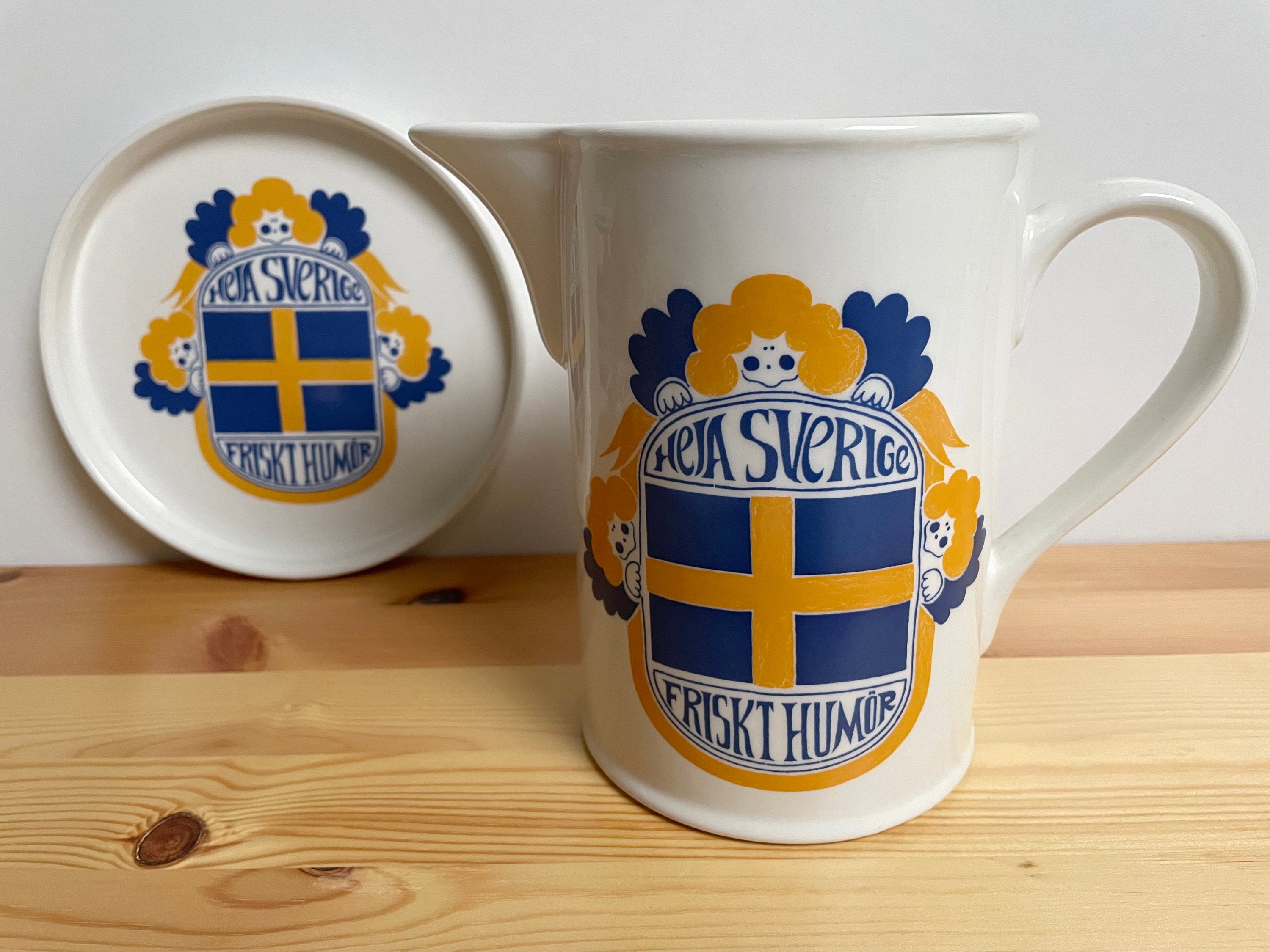 Gustavsberg Heja Sverige ウォータージャグ/ミルクジャグ