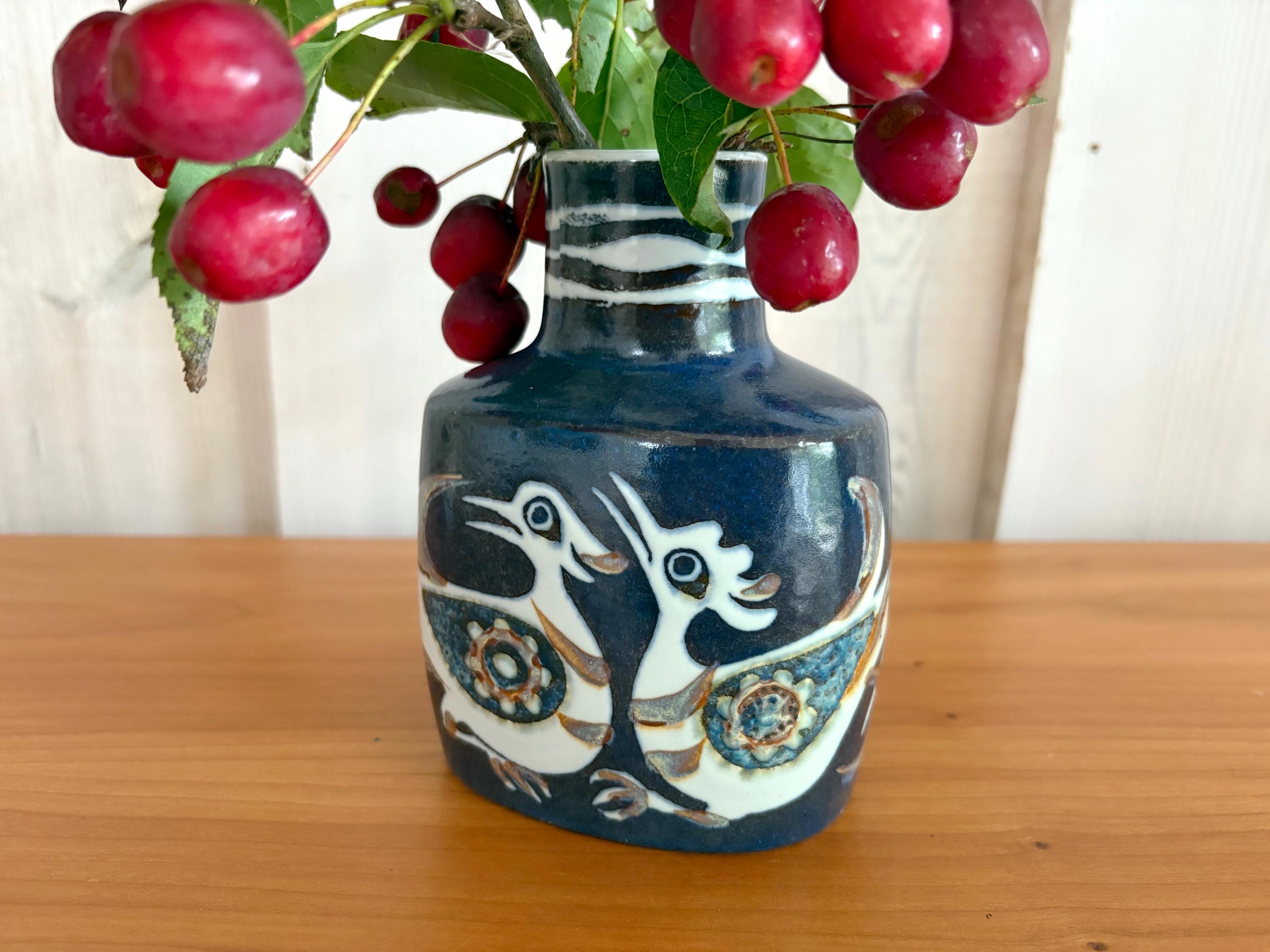 ロイヤル コペンハーゲン Baca Fajance 花瓶、番号 708-3207、ニルス