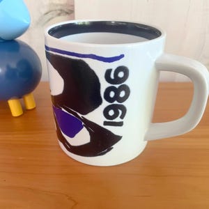 Royal Copenhagen large annual mug / beer mug 1986. designed by Inge-Lise Koefoed, made in Denmark