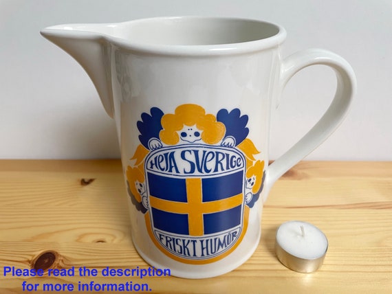 Gustavsberg Heja Sverige ウォータージャグ/ミルクジャグ