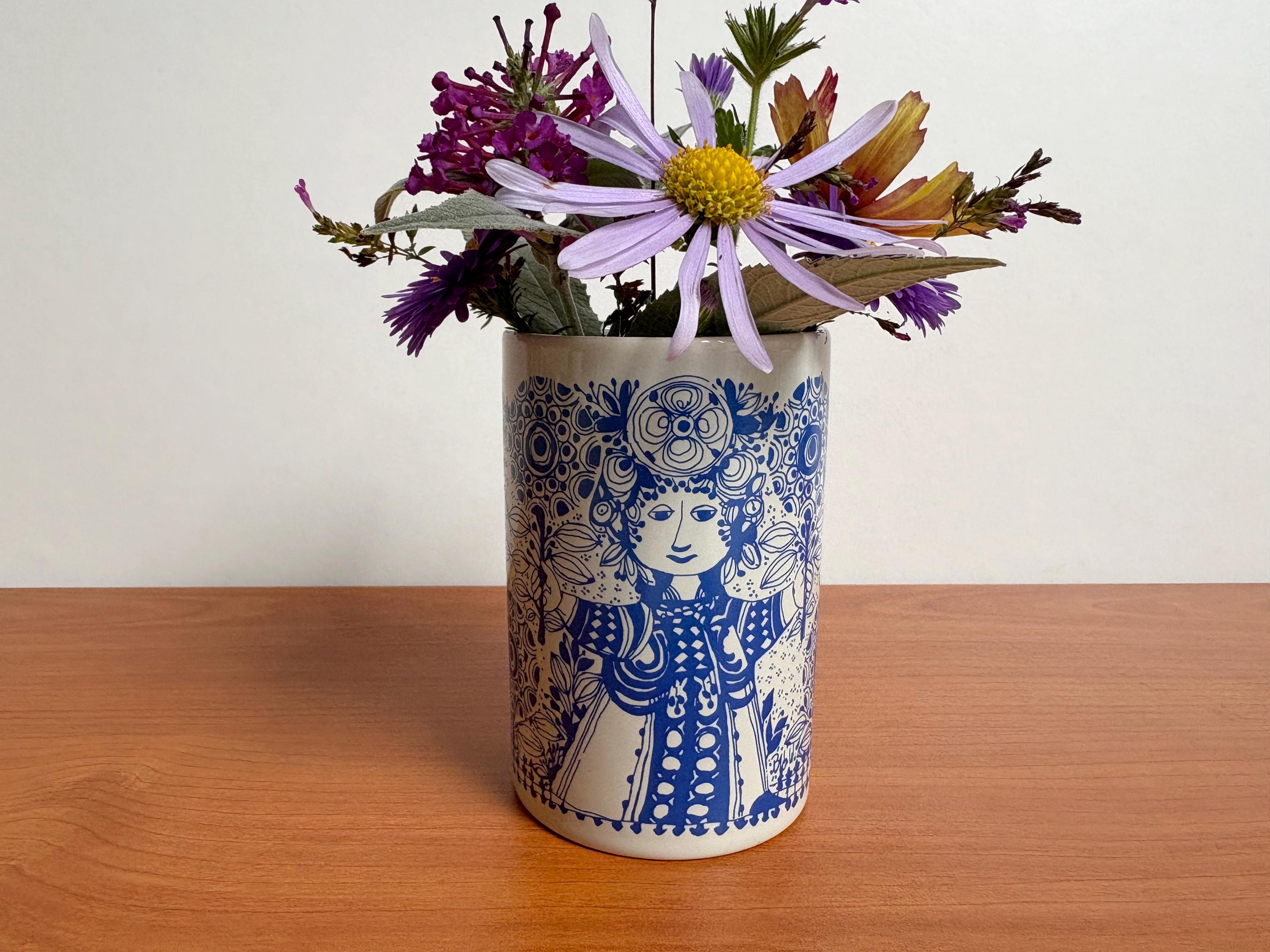 Nymølle Flora Small Vase Designed by Bjørn Wiinblad, Made in