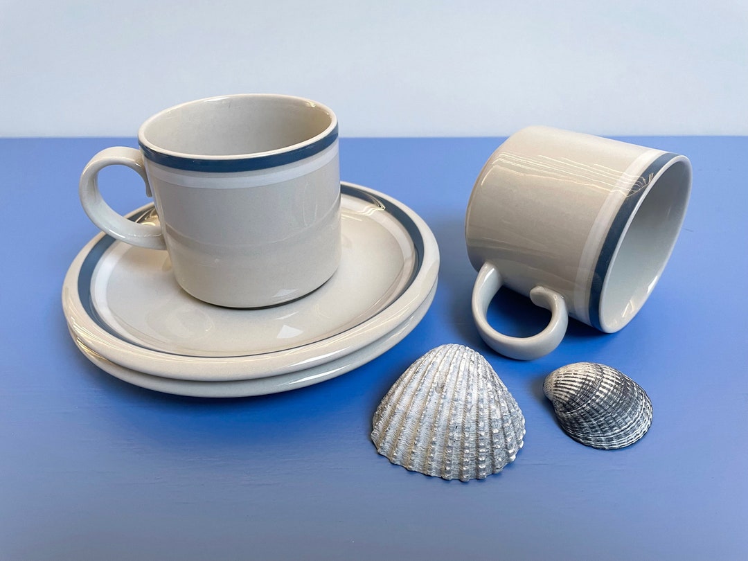 Arabia Lagun Coffee Cup With Saucer, Designed by Anja Jaatinen
