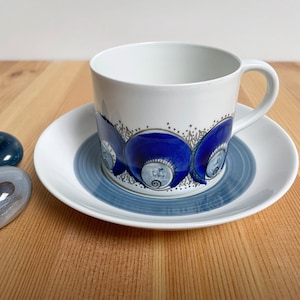 Rörstrand Iris DM model coffee cup / tea cup, made in Sweden, Rorstrand Iris