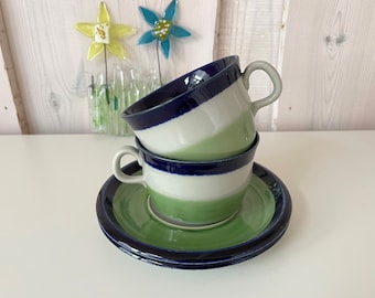 Rörstrand Lotta tea cup and saucer, designed by Marianne Westman, made in Sweden, Rorstrand Lotta