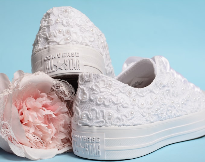 custom wedding converse