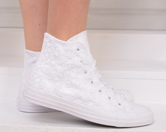 lace converse white
