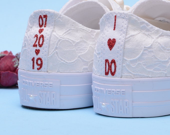 blue wedding converse shoes