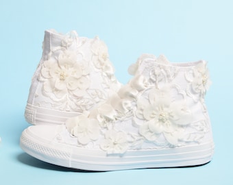 converse dentelle mariage